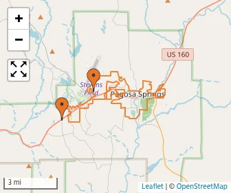 Area schools map